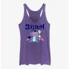 Hot Sale 🤩 Dsny Lilo Stch Stitch Eat Girls Raw Edge Tank ⭐
