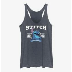 Cheap 🔥 Dsny Lilo Stch Stitch Est 2002-1 Girls Raw Edge Tank 🤩