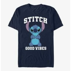 Cheapest ⭐ Dsny Lilo Stch Stitch Good Vibes T-Shirt 🛒