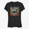 Hot Sale 🎉 Dsny Lilo Stch Stitch Says Aloha ⭐ Girls T-Shirt ✨