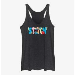 Cheapest 🧨 Dsny Lilo Stch Stitch Tropic Shades Girls Raw Edge Tank 🌟