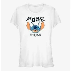 Wholesale ❤️ Dsny Lilo Stch Tiger Crawl Front Girls T-Shirt 😀