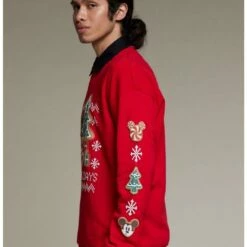 Promo 🥰 Our Universe Disney Holiday Mickey Mouse Gingerbread Sweatshirt ✔️ -Dressup Outfits Shop 19472650 av3