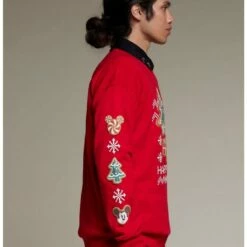 Promo 🥰 Our Universe Disney Holiday Mickey Mouse Gingerbread Sweatshirt ✔️ -Dressup Outfits Shop 19472650 av4
