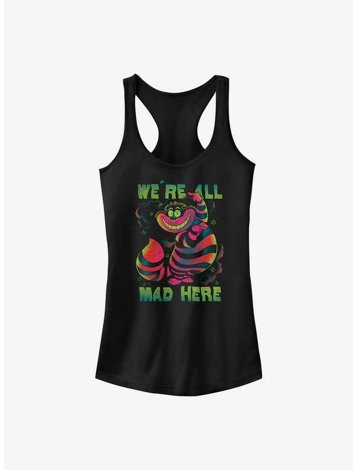Brand new β€οΈ Disney Alice in Wonderland Mad Cheshire Girls Tank π― 1 Brand new β€οΈ Disney Alice in Wonderland Mad Cheshire Girls Tank π―