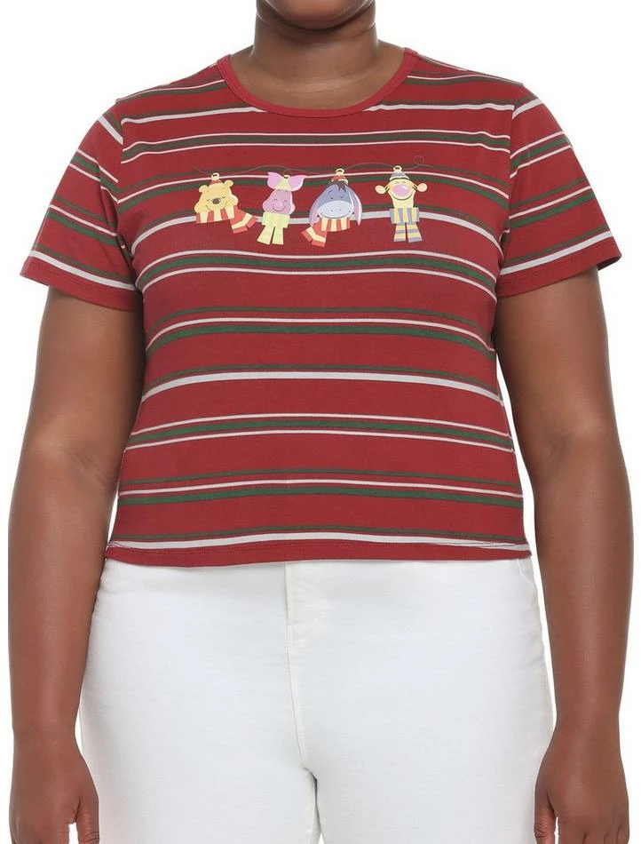 Budget βοΈ Her Universe Disney Holiday Winnie The Pooh Festive Lights Stripe π Girls Baby T-Shirt Plus Size π 1 Budget βοΈ Her Universe Disney Holiday Winnie The Pooh Festive Lights Stripe π Girls Baby T-Shirt Plus Size π