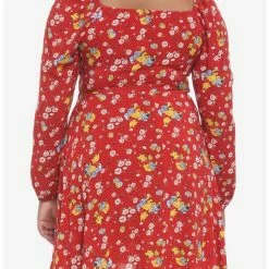Best reviews of 🧨 Disney Winnie The Pooh Floral Long-Sleeve Dress Plus Size 🥰 -Dressup Outfits Shop 19508148 av2