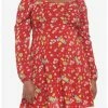Best reviews of 🧨 Disney Winnie The Pooh Floral Long-Sleeve Dress Plus Size 🥰