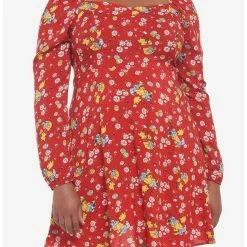 Best reviews of 🧨 Disney Winnie The Pooh Floral Long-Sleeve Dress Plus Size 🥰