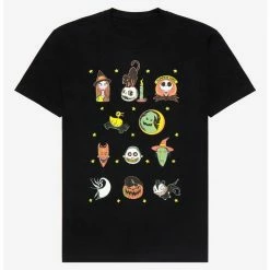 Flash Sale 🛒  The Nightmare Before  Christmas Vintage Grid Boyfriend Fit  Girls T-Shirt 🔔