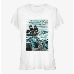 New 💯 Disney Pirates of the Caribbean Infernal Sea Girls T-Shirt 😍