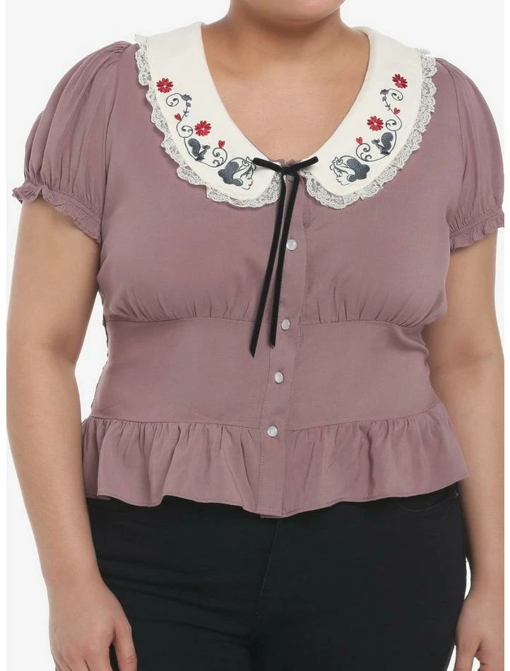 Promo ๐ฅฐ Her Universe Disney Snow White And The Seven Dwarfs Peasant Girls Woven Top Plus Size ๐ฅ 1 Promo ๐ฅฐ Her Universe Disney Snow White And The Seven Dwarfs Peasant Girls Woven Top Plus Size ๐ฅ