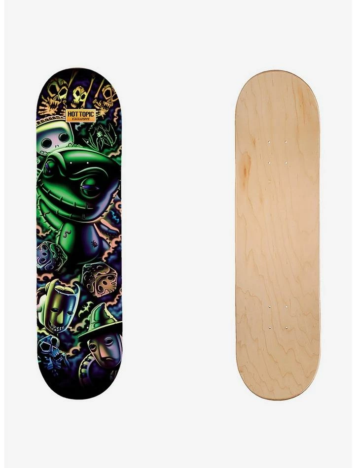 Best deal 𧨠Funko The Nightmare Before β Christmas Oogie Boogie Neon Skateboard Deck Hot Topic Exclusive β 1 Best deal 𧨠Funko The Nightmare Before β Christmas Oogie Boogie Neon Skateboard Deck Hot Topic Exclusive β