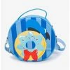 Cheapest ⌛ Disney Donald Duck Donut Dessert With Stripes Cross Body Bag 🔥