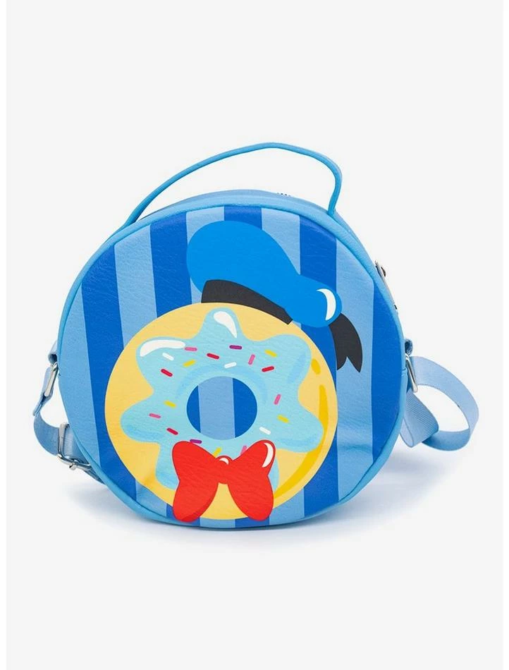 Cheapest โ Disney Donald Duck Donut Dessert With Stripes Cross Body Bag ๐ฅ 1 Cheapest โ Disney Donald Duck Donut Dessert With Stripes Cross Body Bag ๐ฅ