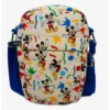 Hot Sale 🧨 Disney Mickey Mouse Action Poses Confetti Collage Cross Body Bag 🧨