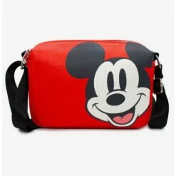 Outlet 🥰 Disney Mickey Mouse Smiling Face Close Up Cross Body Bag 💯