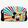 Promo 🛒 Disney Mickey Mouse Smiling Sunburst Rays Pose Cross Body Bag 😉