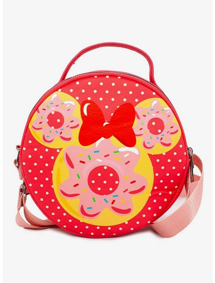 Cheap ๐ Disney Minnie Mouse Bow And Ears Donut Dessert With Polka Dot Cross Body Bag โค๏ธ 3 Cheap ๐ Disney Minnie Mouse Bow And Ears Donut Dessert With Polka Dot Cross Body Bag โค๏ธ - Image 3
