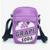 Outlet 🥰 Disney Pixar Up Grape Soda Bottle Cap Logo Cross Body Bag 🧨