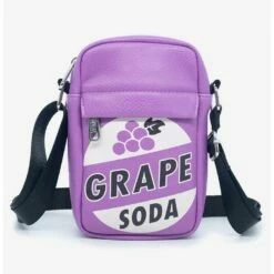 Outlet 🥰 Disney Pixar Up Grape Soda Bottle Cap Logo Cross Body Bag 🧨