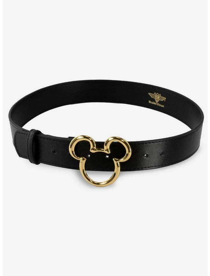 Discount π Disney Mickey Mouse Mickey Ears Gold Cast Buckle Belt β 1 Discount π Disney Mickey Mouse Mickey Ears Gold Cast Buckle Belt β
