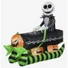 Hot Sale 🛒 The Nightmare Before 🔥 Christmas Jack Skellington On Coffin Sleigh Airblown ⌛