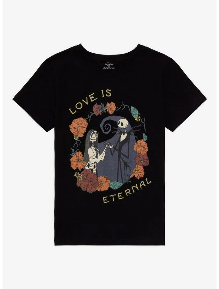 Flash Sale π€© The Nightmare Before Christmas Eternal Love Girls T-Shirt π 1 Flash Sale π€© The Nightmare Before Christmas Eternal Love Girls T-Shirt π