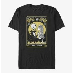 Best deal 👍 The Nightmare Before ❄ Christmas Jack & Sally The Lovers Tarot Extra Soft T-Shirt 🤩