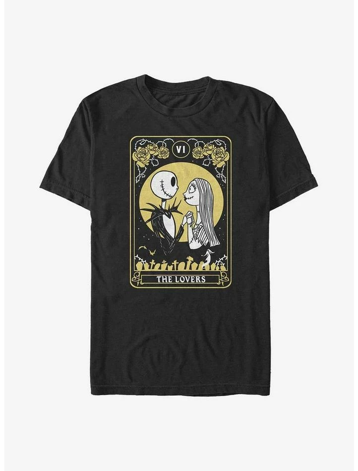 Best deal π The Nightmare Before β Christmas Jack & Sally The Lovers Tarot Extra Soft T-Shirt π€© 1 Best deal π The Nightmare Before β Christmas Jack & Sally The Lovers Tarot Extra Soft T-Shirt π€©