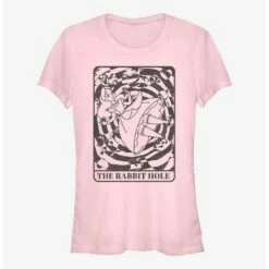 Discount 😀 Disney Alice in Wonderland The Rabbit Hole Card Girls T-Shirt 🤩