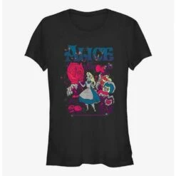 Coupon ⌛ Disney Alice in Wonderland Technicolor Wonderland Girls T-Shirt 😍