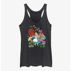 Best deal ⌛ Disney Alice in Wonderland Flower Afternoon ❤️ Girls Tank ❤️