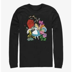 Coupon 🌟 Disney Alice in Wonderland Flower Afternoon Long-Sleeve T-Shirt 😉