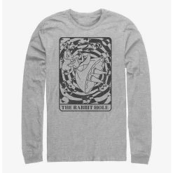 Brand new ✔️ Disney Alice in Wonderland The Rabbit Hole Card Long-Sleeve T-Shirt 🧨