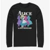 Deals ✨ Disney Alice in Wonderland Trippy Alice Long-Sleeve T-Shirt 😀