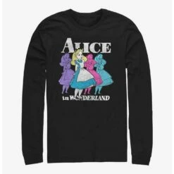 Deals ✨ Disney Alice in Wonderland Trippy Alice Long-Sleeve T-Shirt 😀
