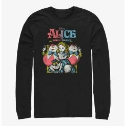 Promo 🎁 Disney Alice in Wonderland Vintage Alice Long-Sleeve T-Shirt 👏