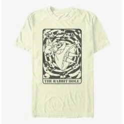 Cheapest ❤️ Disney Alice in Wonderland The Rabbit Hole Card T-Shirt ⭐