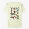 New 🔔 Disney Alice in Wonderland Wildflowers Chart T-Shirt 🧨