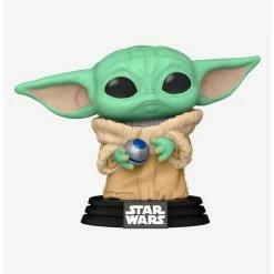Cheap 👏 Funko Star Wars The Mandalorian Pop! Grogu With Armor Vinyl Bobble-Head ⌛