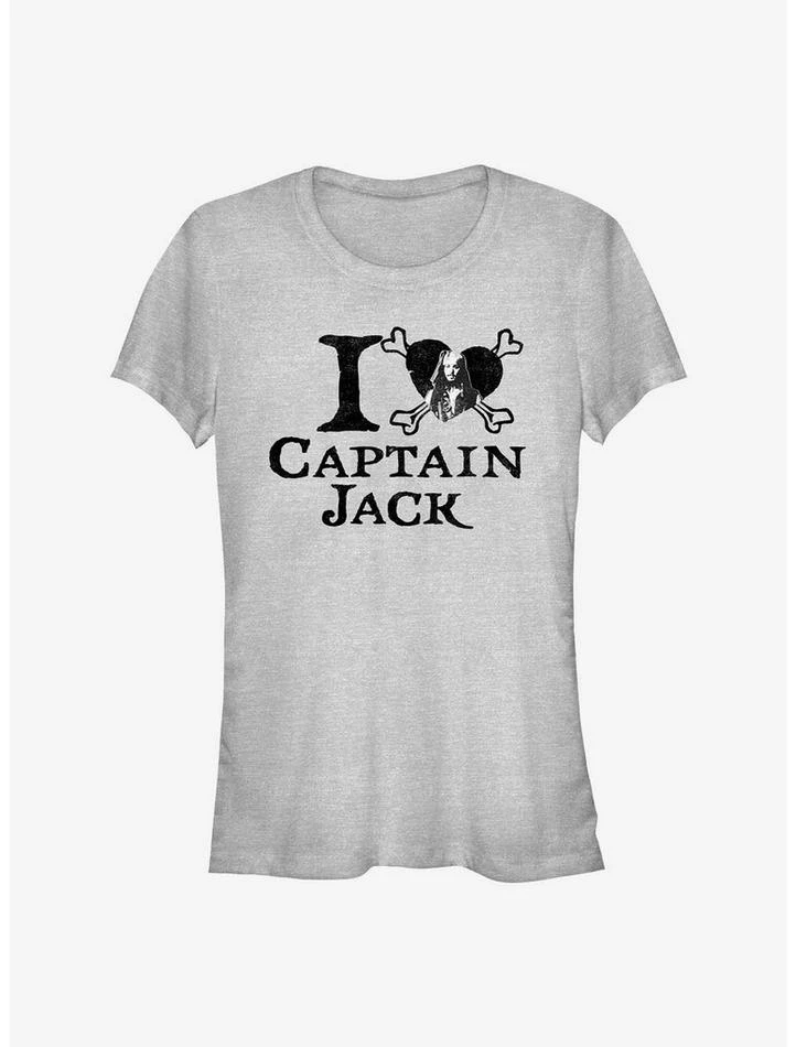 Wholesale ✨ Disney Pirates of the Caribbean I Love Captain Jack 🥰 Girls T-Shirt 👍 1 Wholesale ✨ Disney Pirates of the Caribbean I Love Captain Jack 🥰 Girls T-Shirt 👍