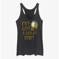 Deals 💯 Disney Pirates of the Caribbean Jar of Dirt Girls Tank ⌛