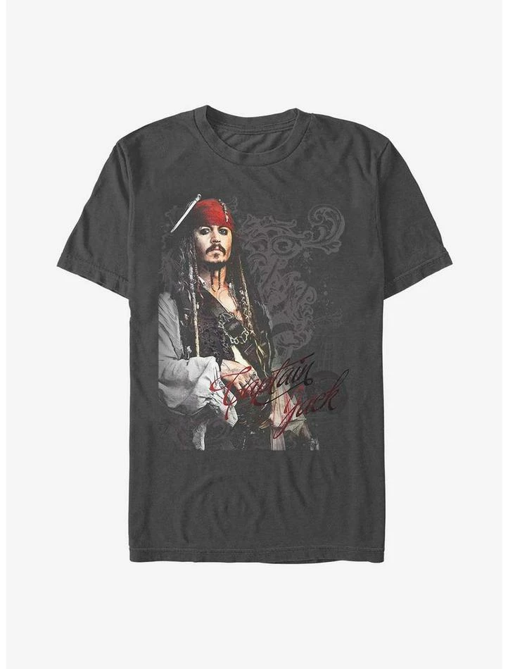 Promo ✨ Disney Pirates of the Caribbean Captain Jack T-Shirt 💯 1 Promo ✨ Disney Pirates of the Caribbean Captain Jack T-Shirt 💯