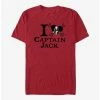 Hot Sale 💯 Disney Pirates of the Caribbean I Love Captain Jack T-Shirt 🥰