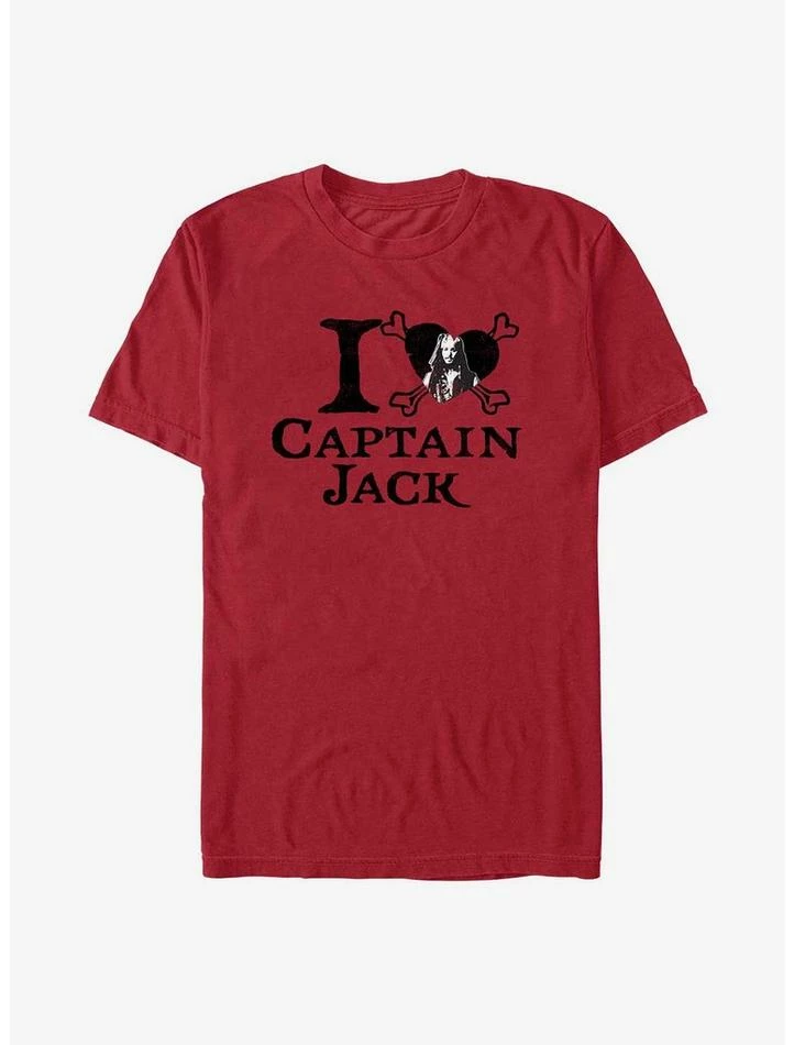 Hot Sale π― Disney Pirates of the Caribbean I Love Captain Jack T-Shirt π₯° 1 Hot Sale π― Disney Pirates of the Caribbean I Love Captain Jack T-Shirt π₯°