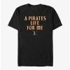 Hot Sale ⭐ Disney Pirates of the Caribbean A Pirate's Life For Me T-Shirt ❤️
