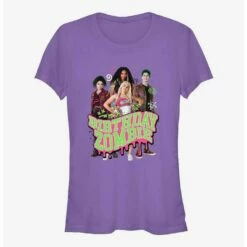 Coupon ⌛ Disney Zombies 🤩 Birthday Zombie Girls T-Shirt 🔔