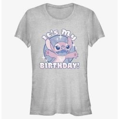 Discount 🔔 Disney Lilo & Stitch Angel It's My Birthday Girls T-Shirt 🎉