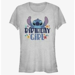 Coupon ❤️ Disney Lilo & Stitch 🔔 Birthday Girl Stitch 🎉 Girls T-Shirt ⌛